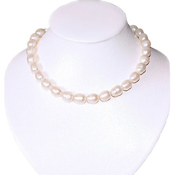 Collier perles de culture roses très pales